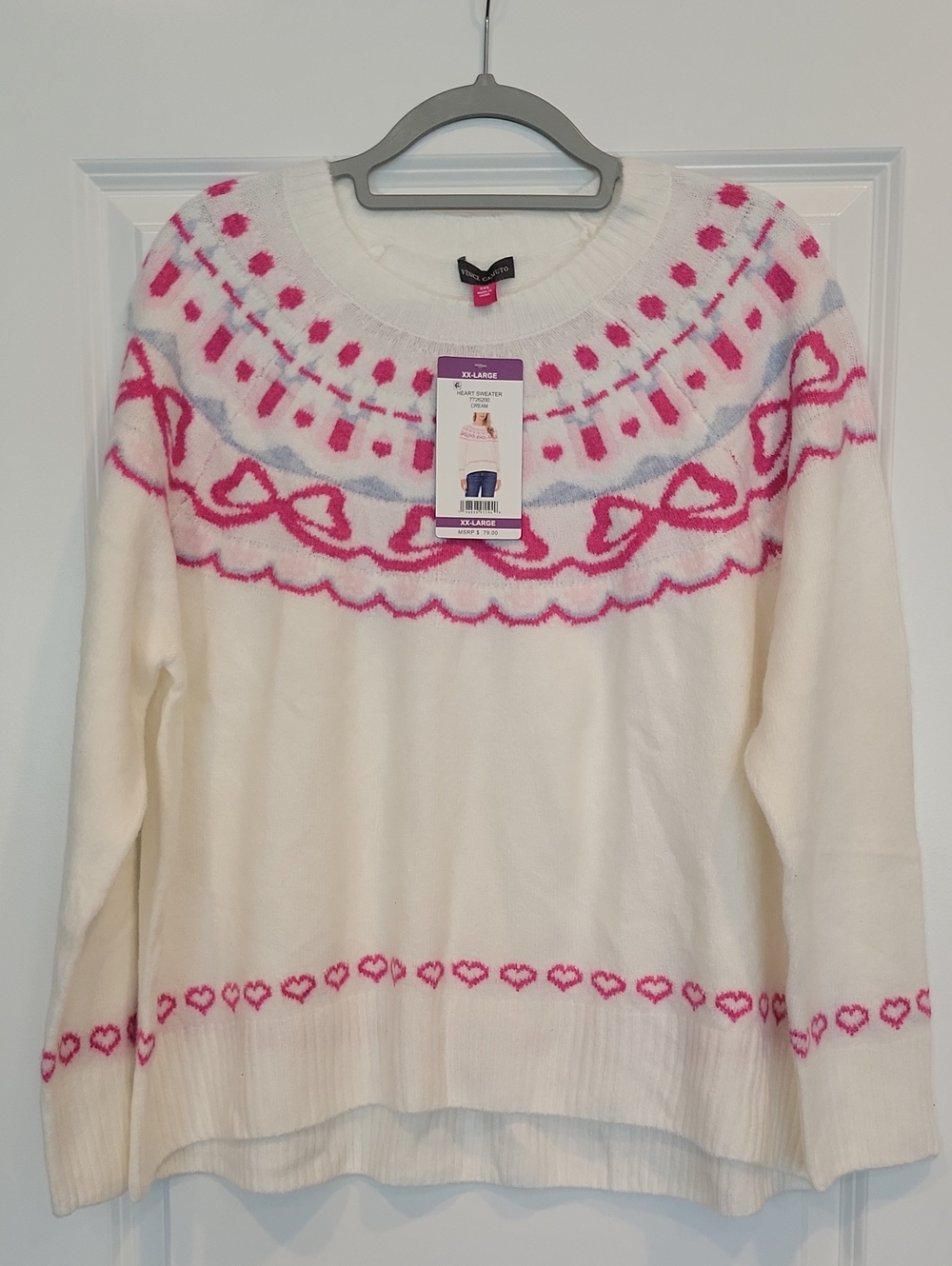 Vince Camuto Women's Valentine's Day Sweatet Size XXL NWT